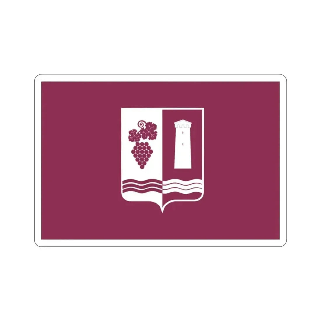 Flag of Ambrolauri Georgia STICKER Vinyl Die-Cut Decal - The Sticker Space