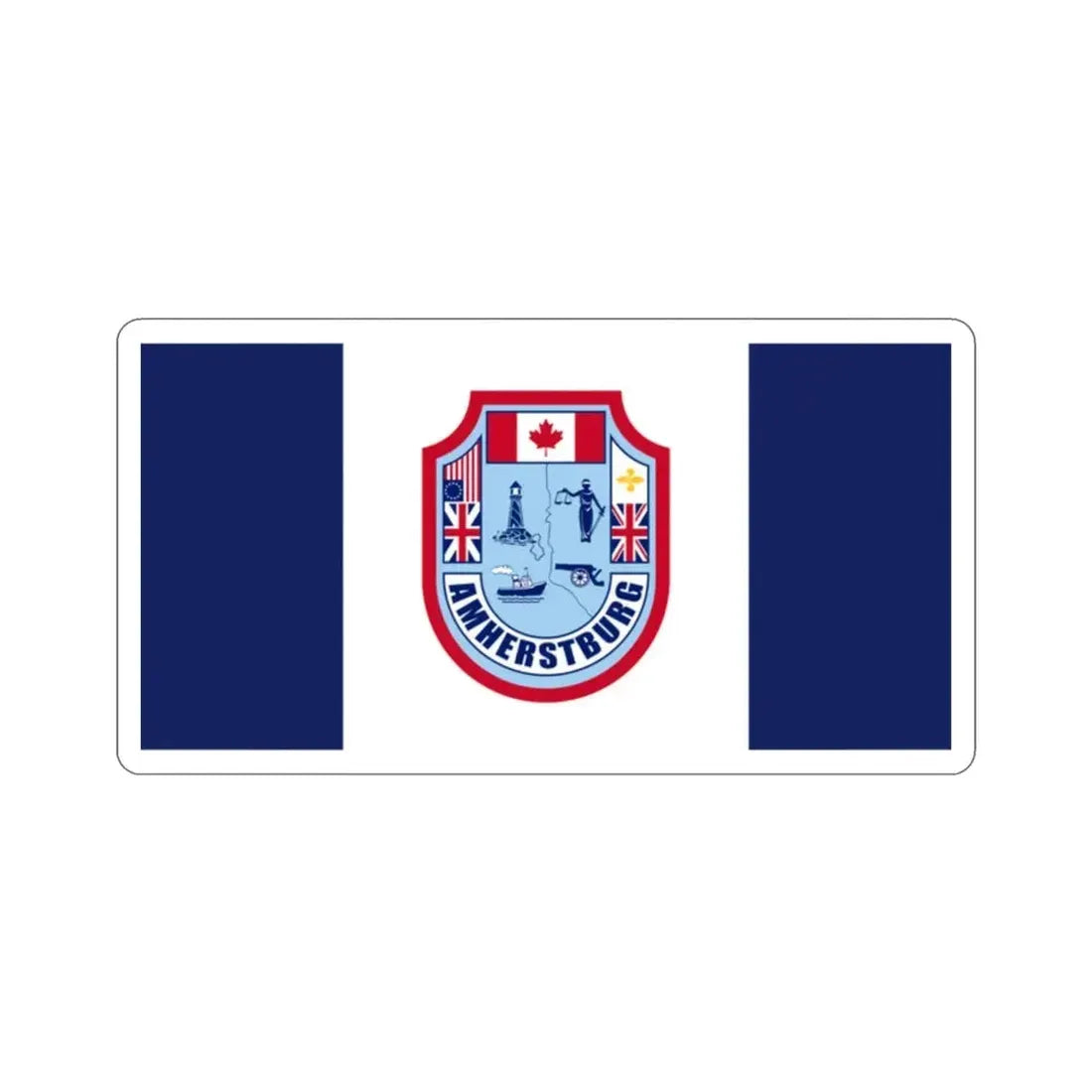 Flag of Amherstburg Canada STICKER Vinyl Die-Cut Decal - The Sticker Space