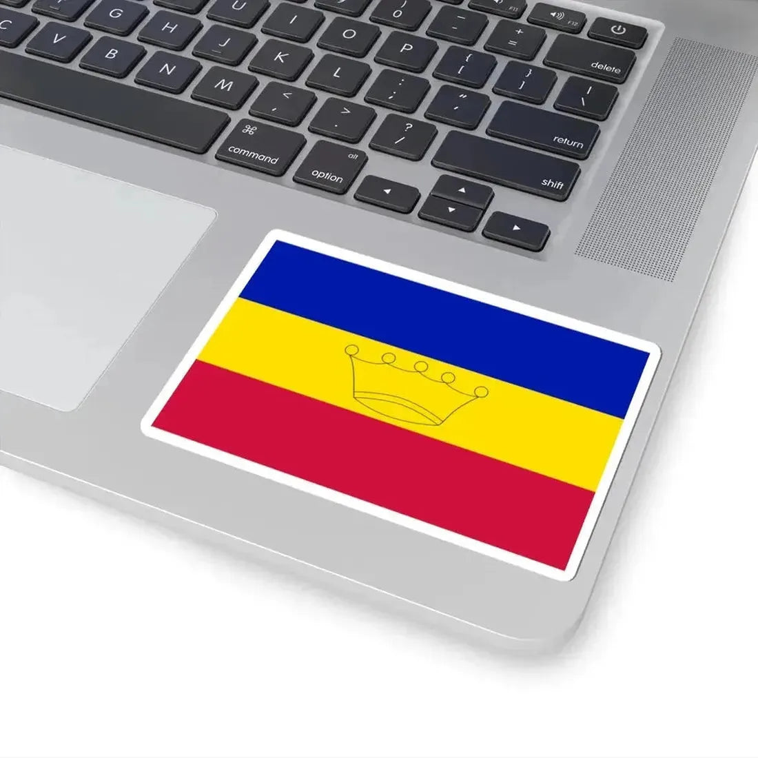 Flag of Andorra end of the 19th century-c. 1930s (Andorra) STICKER Vinyl Kiss-Cut Decal - The Sticker Space