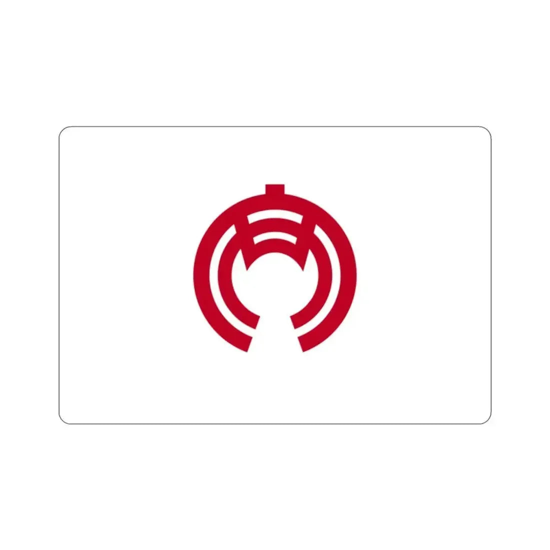 Flag of Anjō Japan STICKER Vinyl Die-Cut Decal - The Sticker Space