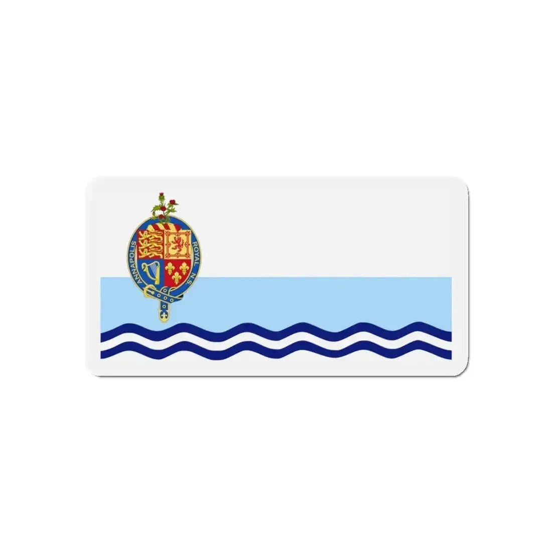 Flag of Annapolis Royal Canada - Refrigerator Magnet - The Sticker Space