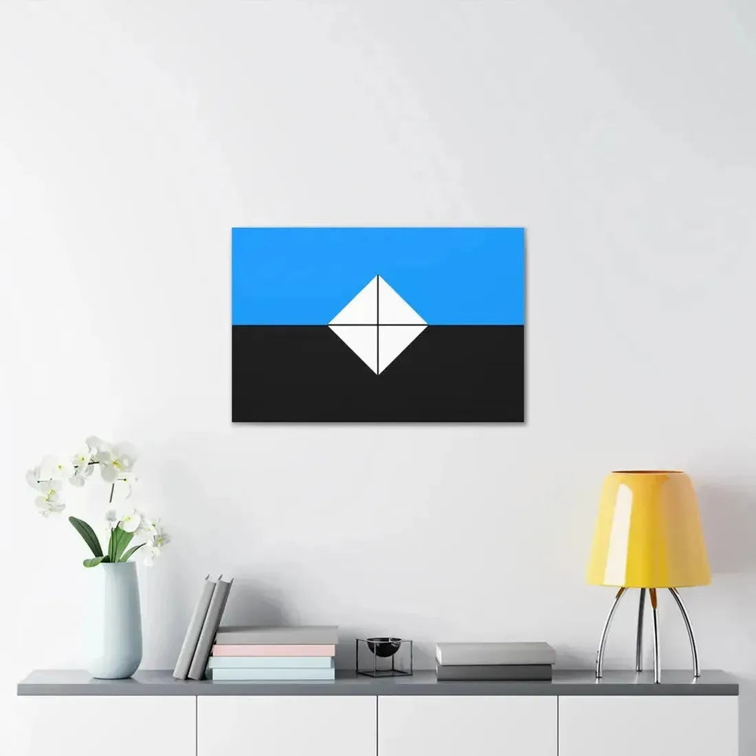 Flag of Antarctic Vexillological Association - Canvas Wall Art - The Sticker Space