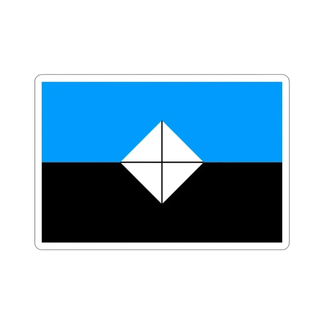 Flag of Antarctic Vexillological Association STICKER Vinyl Die-Cut Decal - The Sticker Space