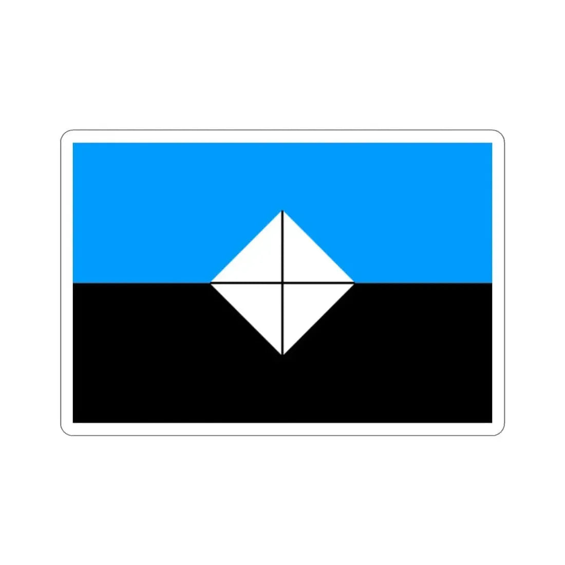 Flag of Antarctic Vexillological Association STICKER Vinyl Die-Cut Decal - The Sticker Space