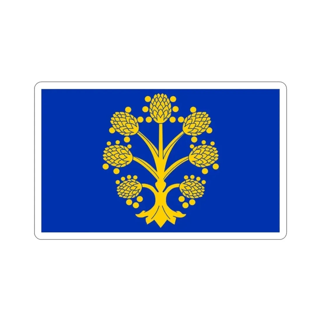 Flag of Appleby in Westmorland UK STICKER Vinyl Die-Cut Decal - The Sticker Space