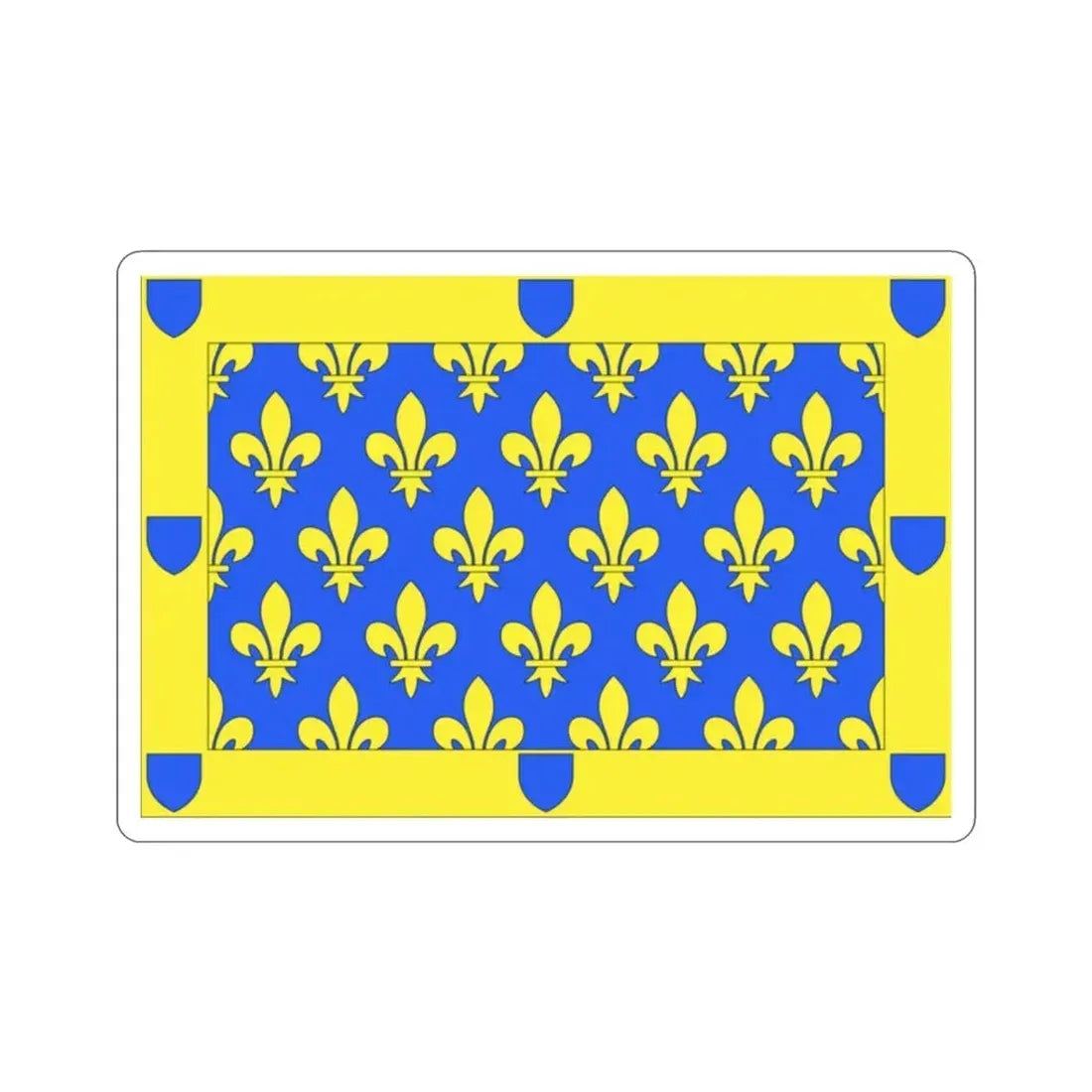 Flag of Ardèche France 2 STICKER Vinyl Die-Cut Decal - The Sticker Space
