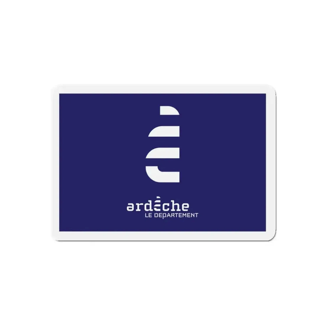 Flag of Ardèche France - Refrigerator Magnet - The Sticker Space