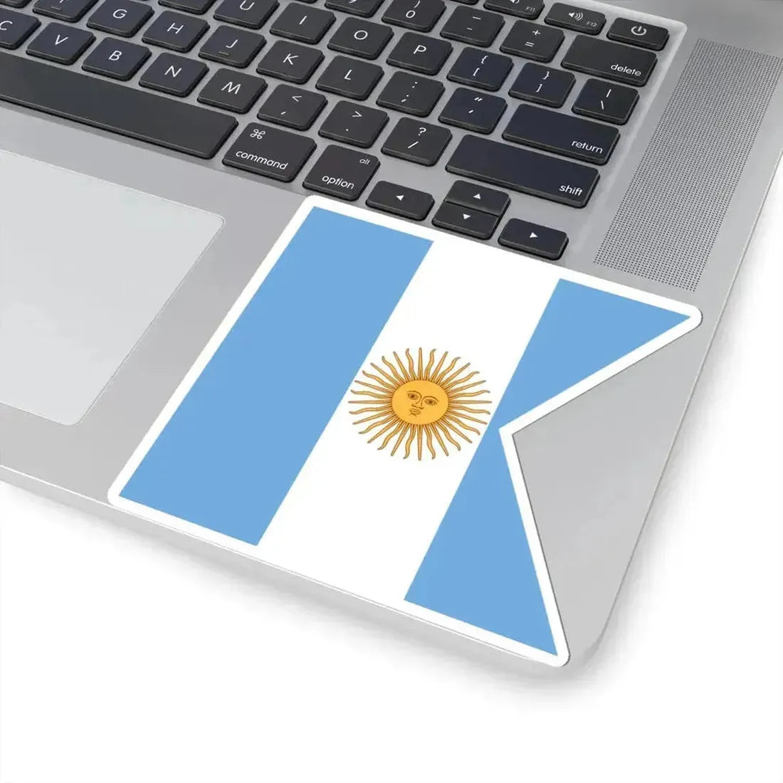 Flag of Argentine Captain in Command 1894-1904 (Argentina) STICKER Vinyl Kiss-Cut Decal - The Sticker Space