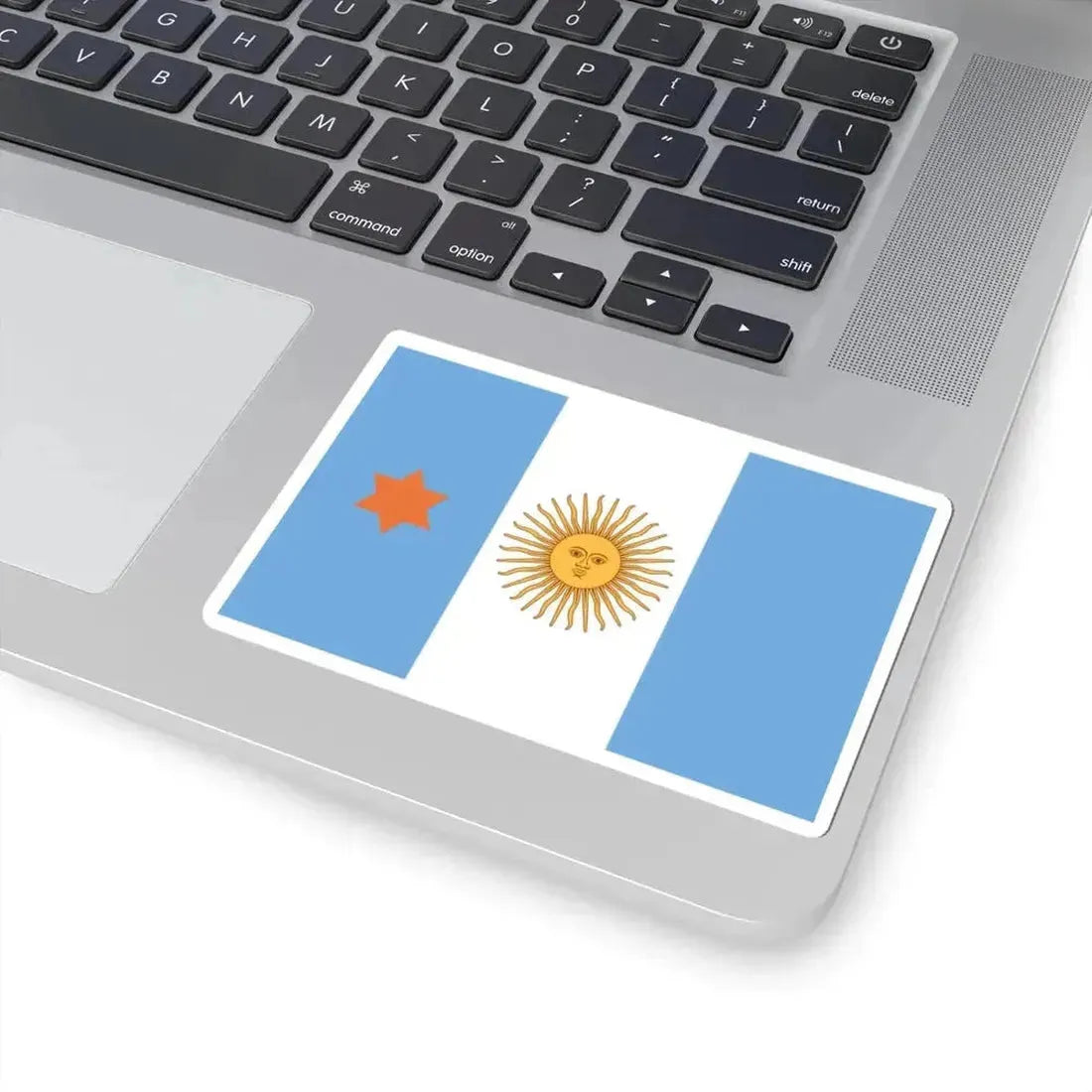 Flag of Argentine General de Brigada 1894-1904 (Argentina) STICKER Vinyl Kiss-Cut Decal - The Sticker Space
