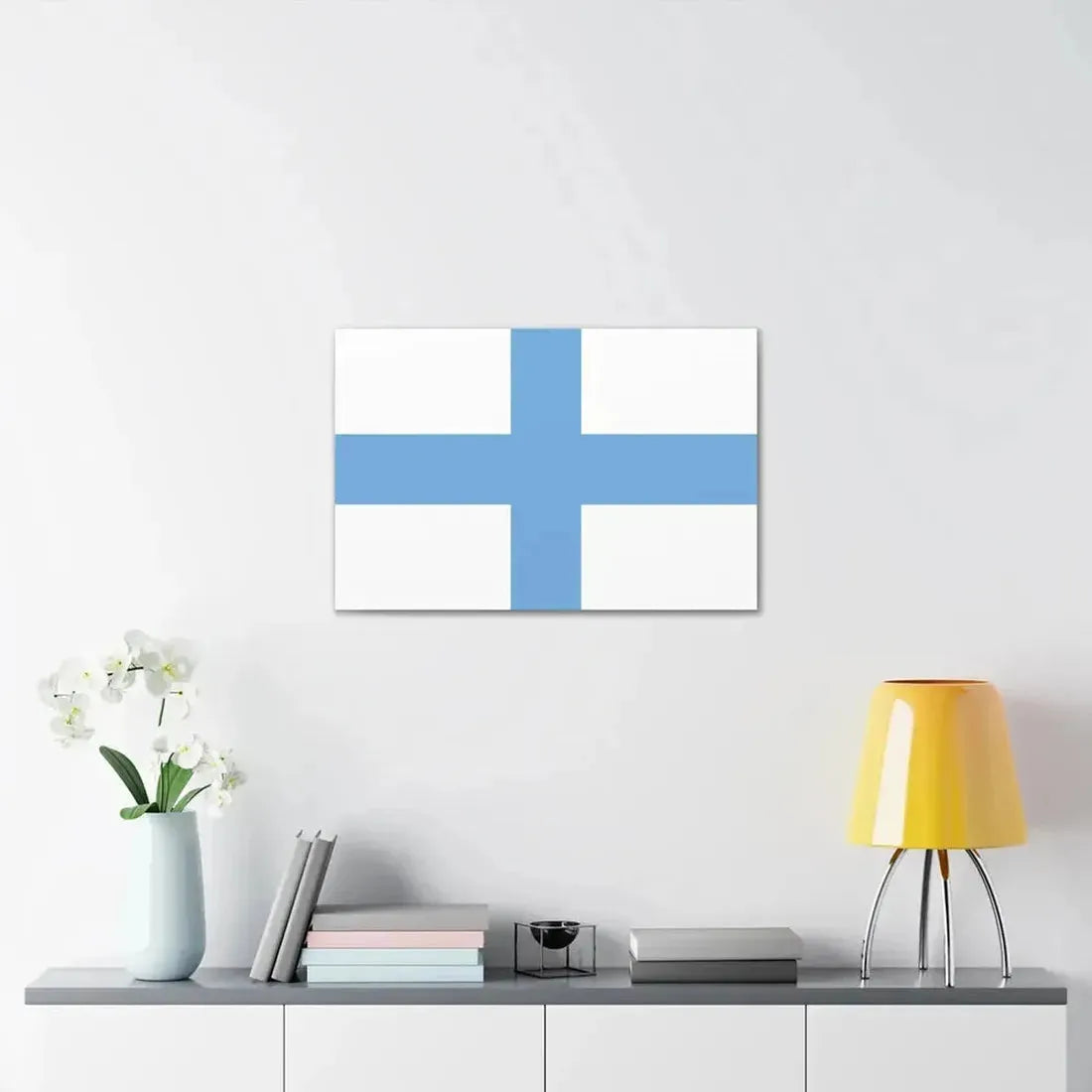 Flag of Argentine Patriotic League - Canvas Wall Art - The Sticker Space