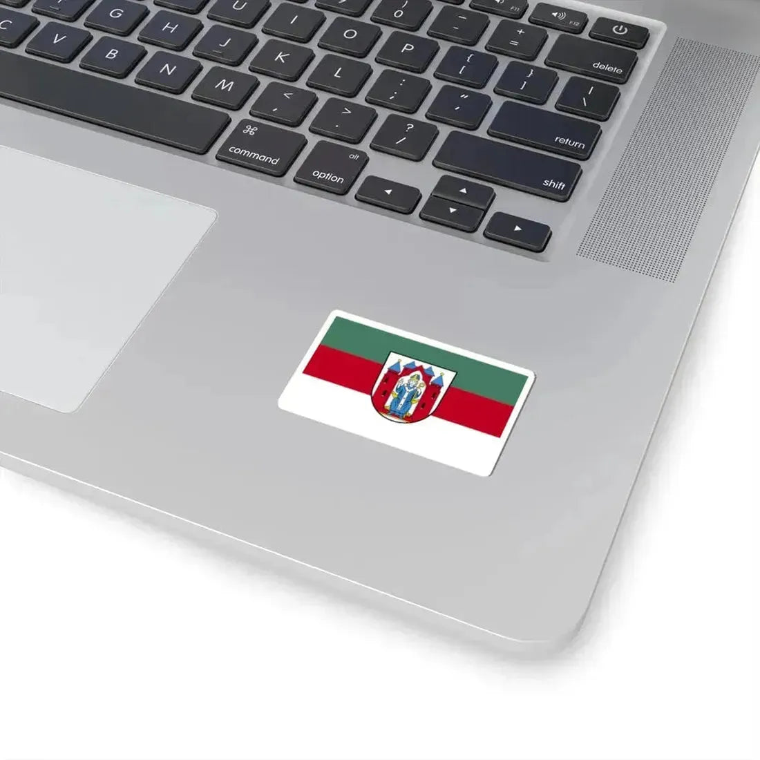 Flag of Aschaffenburg 2 Germany - STICKER Vinyl Kiss-Cut Decal - The Sticker Space