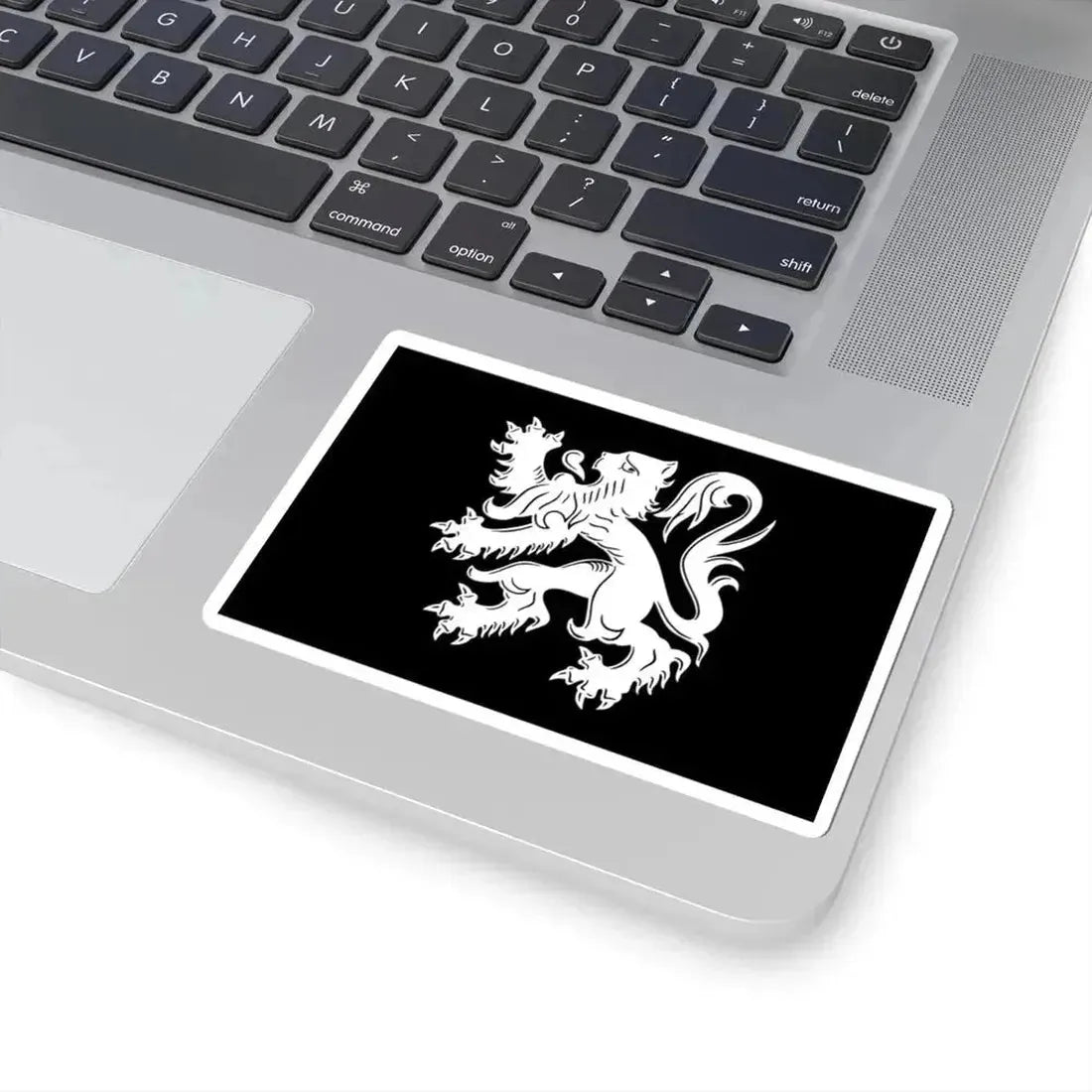 Flag of Asse (Belgium) STICKER Vinyl Kiss-Cut Decal - The Sticker Space