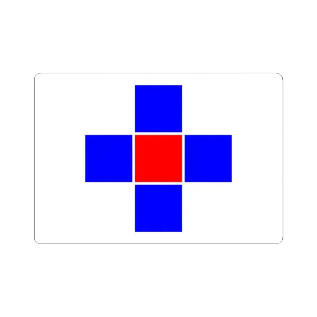 Flag of Attard Malta - STICKER Vinyl Kiss-Cut Decal - The Sticker Space