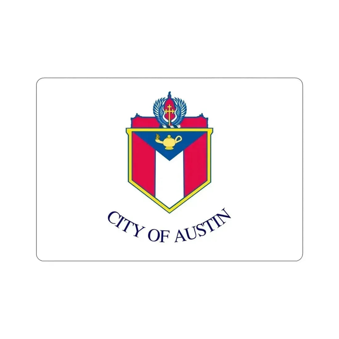 Flag of Austin Texas USA STICKER Vinyl Die-Cut Decal - The Sticker Space