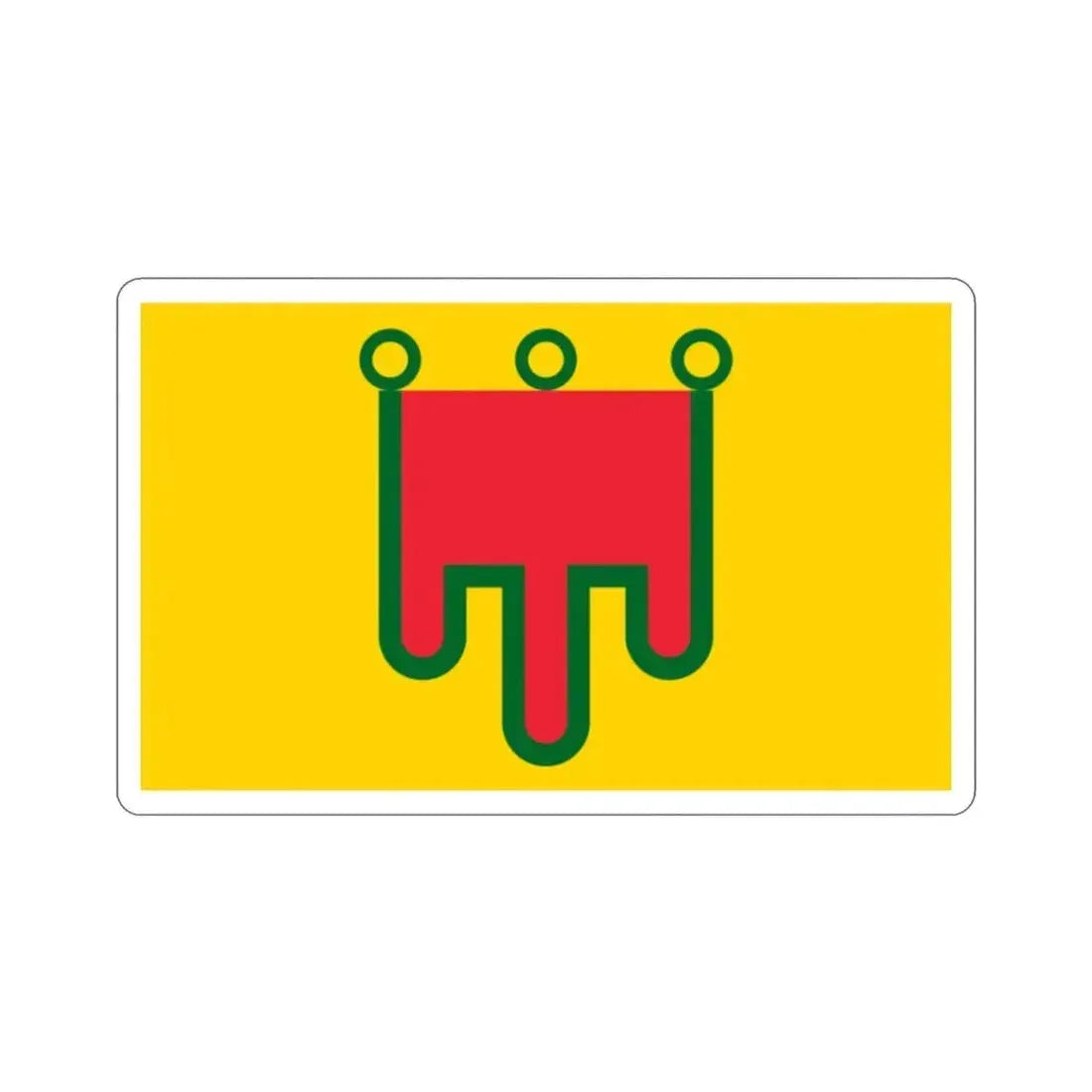 Flag of Auvergne France STICKER Vinyl Die-Cut Decal - The Sticker Space