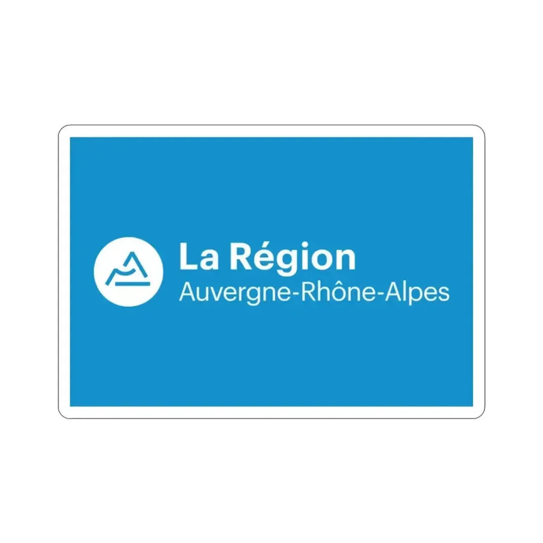 Flag of Auvergne Rhône Alpes France 2 STICKER Vinyl Die-Cut Decal - The Sticker Space