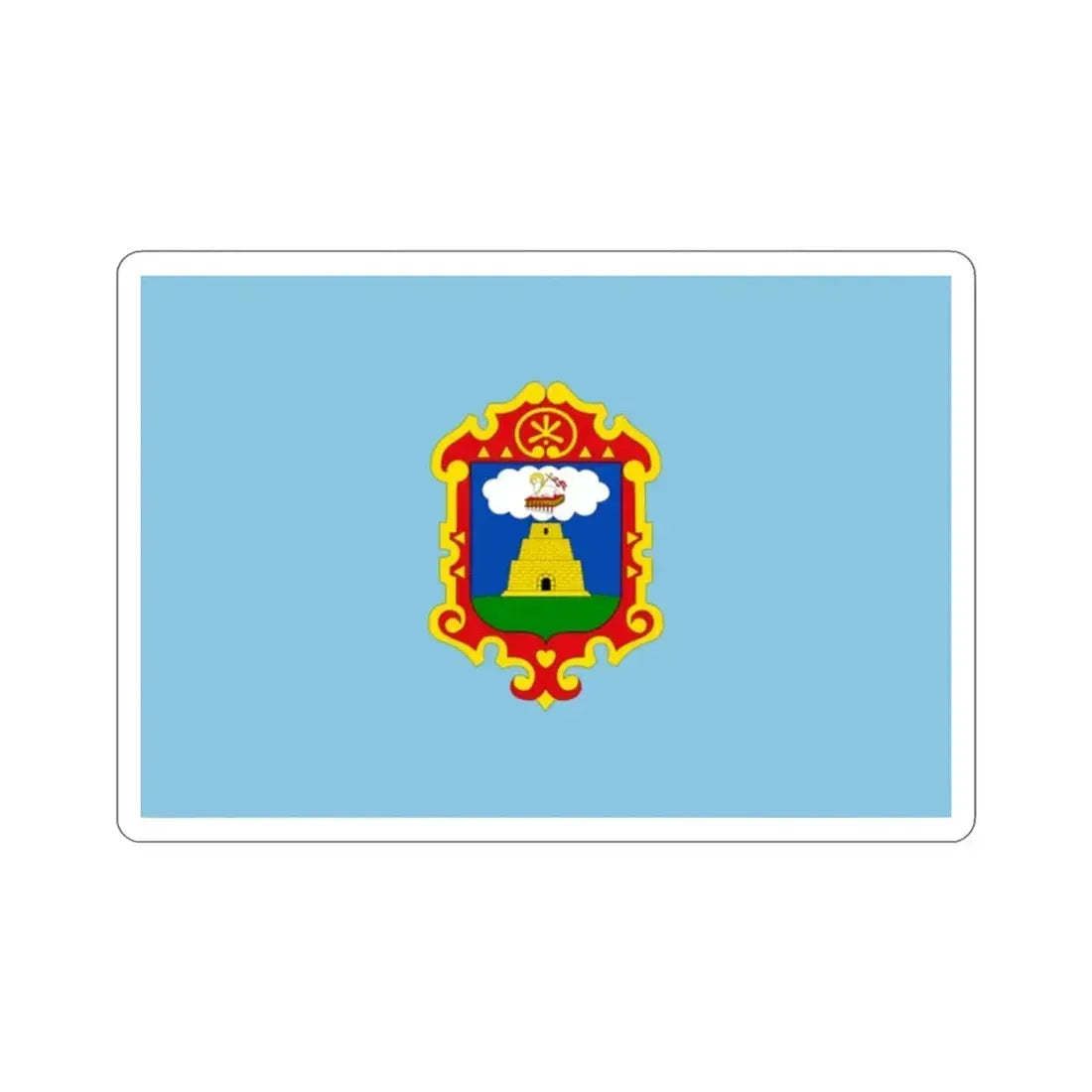 Flag of Ayacucho capital of the Ayacucho Region Peru STICKER Vinyl Die-Cut Decal - The Sticker Space