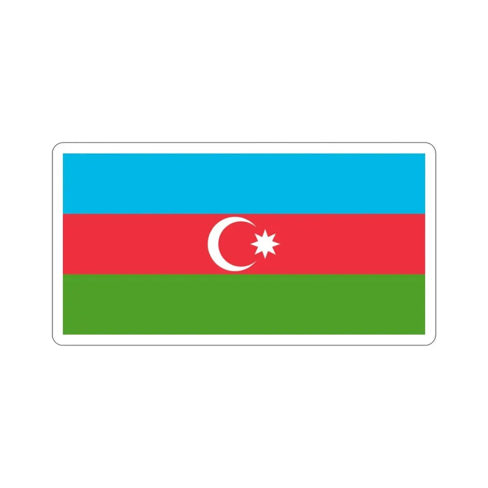 Flag of Azerbaijan STICKER Vinyl Die-Cut Decal - The Sticker Space