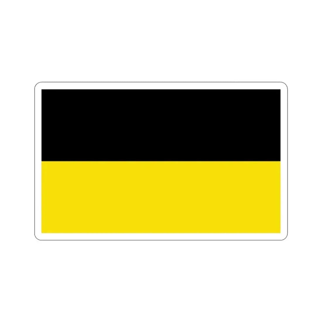 Flag of Baden Württemberg Germany STICKER Vinyl Die-Cut Decal - The Sticker Space
