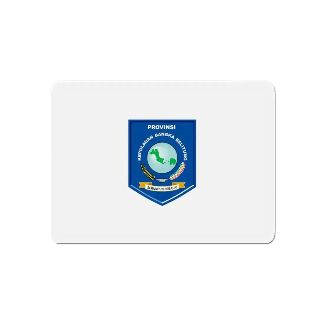 Flag of Bangka Belitung Indonesia - Refrigerator Magnet - The Sticker Space