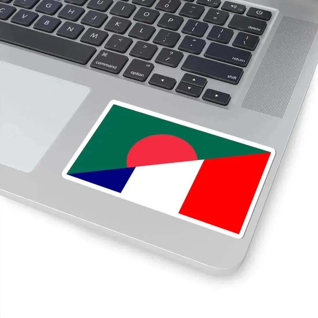 Flag of Bangladesh and France (Bangladesh) STICKER Vinyl Kiss-Cut Decal - The Sticker Space
