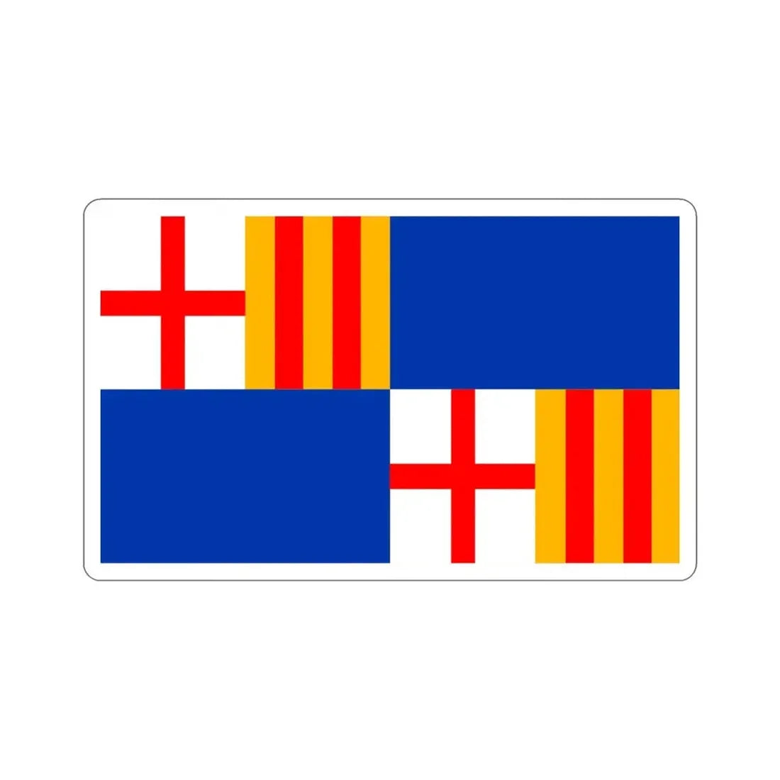 Flag of Barceloneta Puerto Rico STICKER Vinyl Die-Cut Decal - The Sticker Space