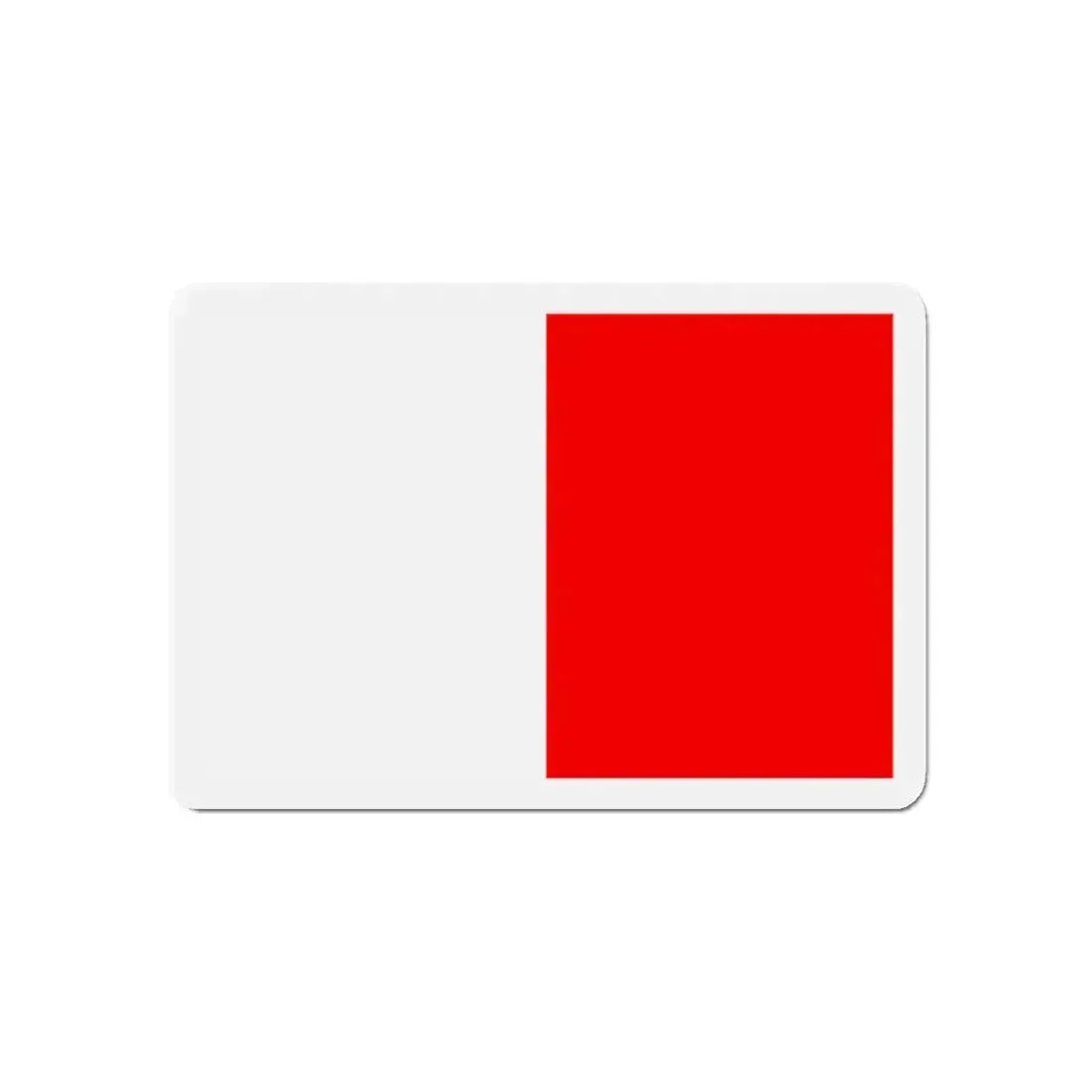 Flag of Bari Italy - Refrigerator Magnet - The Sticker Space