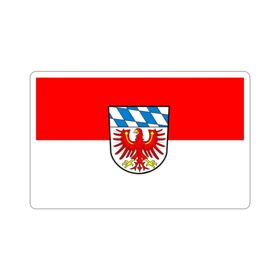 Flag of Bayreuth Germany STICKER Vinyl Die-Cut Decal - The Sticker Space