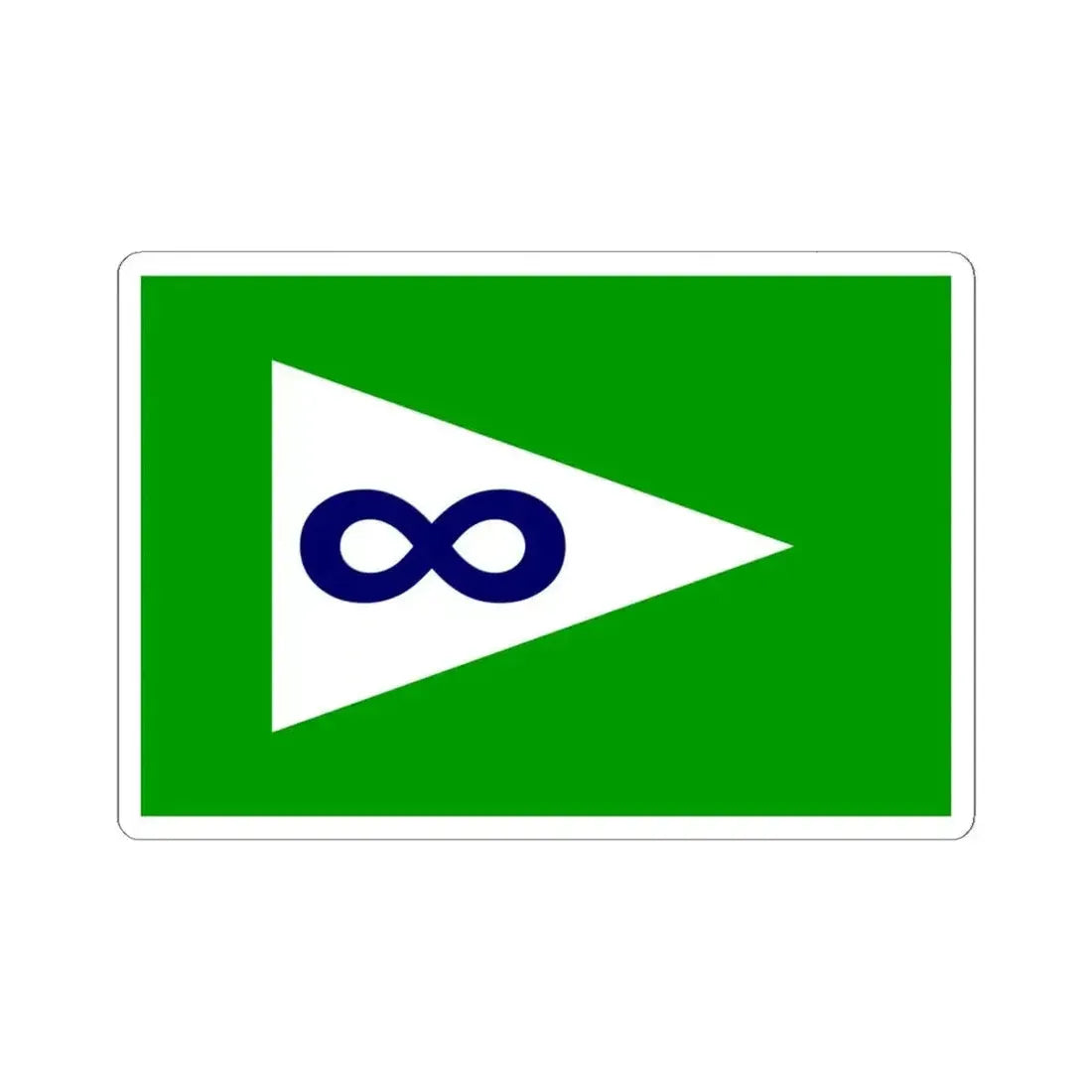 Flag of BDA (Canada) STICKER Vinyl Kiss-Cut Decal 6 Inch White - The Sticker Space