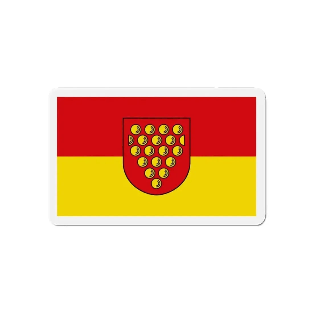 Flag of Bentheim Germany - Refrigerator Magnet - The Sticker Space