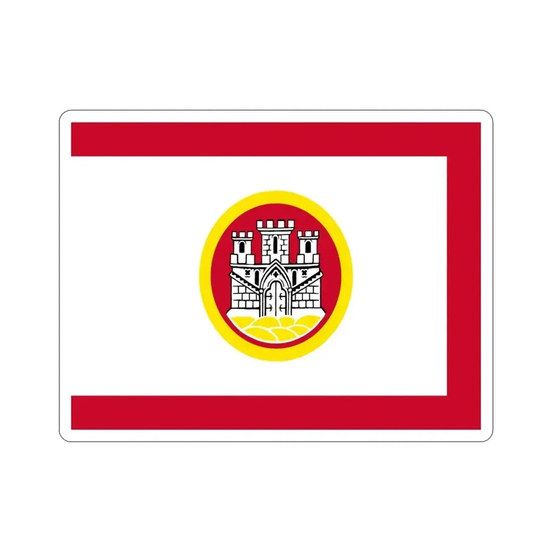 Flag of Bergen Vestland Norway STICKER Vinyl Die-Cut Decal - The Sticker Space