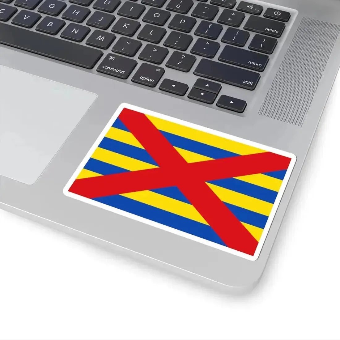 Flag of Beveren (Belgium) STICKER Vinyl Kiss-Cut Decal - The Sticker Space