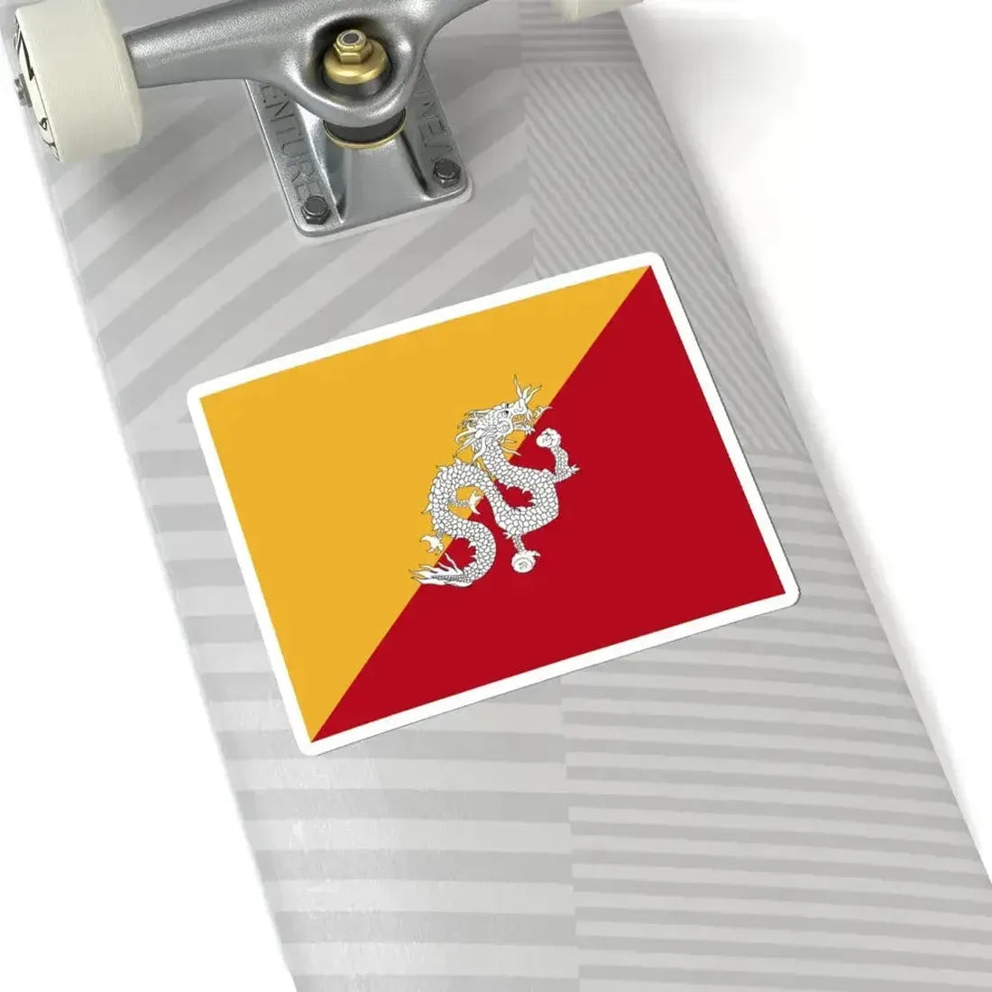 Flag of Bhutan 1956-1969 (Bhutan) STICKER Vinyl Kiss-Cut Decal - The Sticker Space
