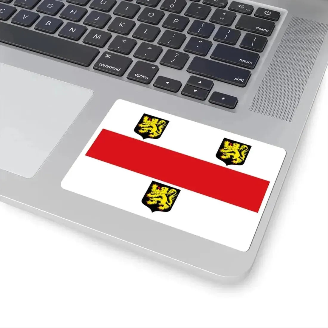 Flag of Bierbeek (Belgium) STICKER Vinyl Kiss-Cut Decal - The Sticker Space