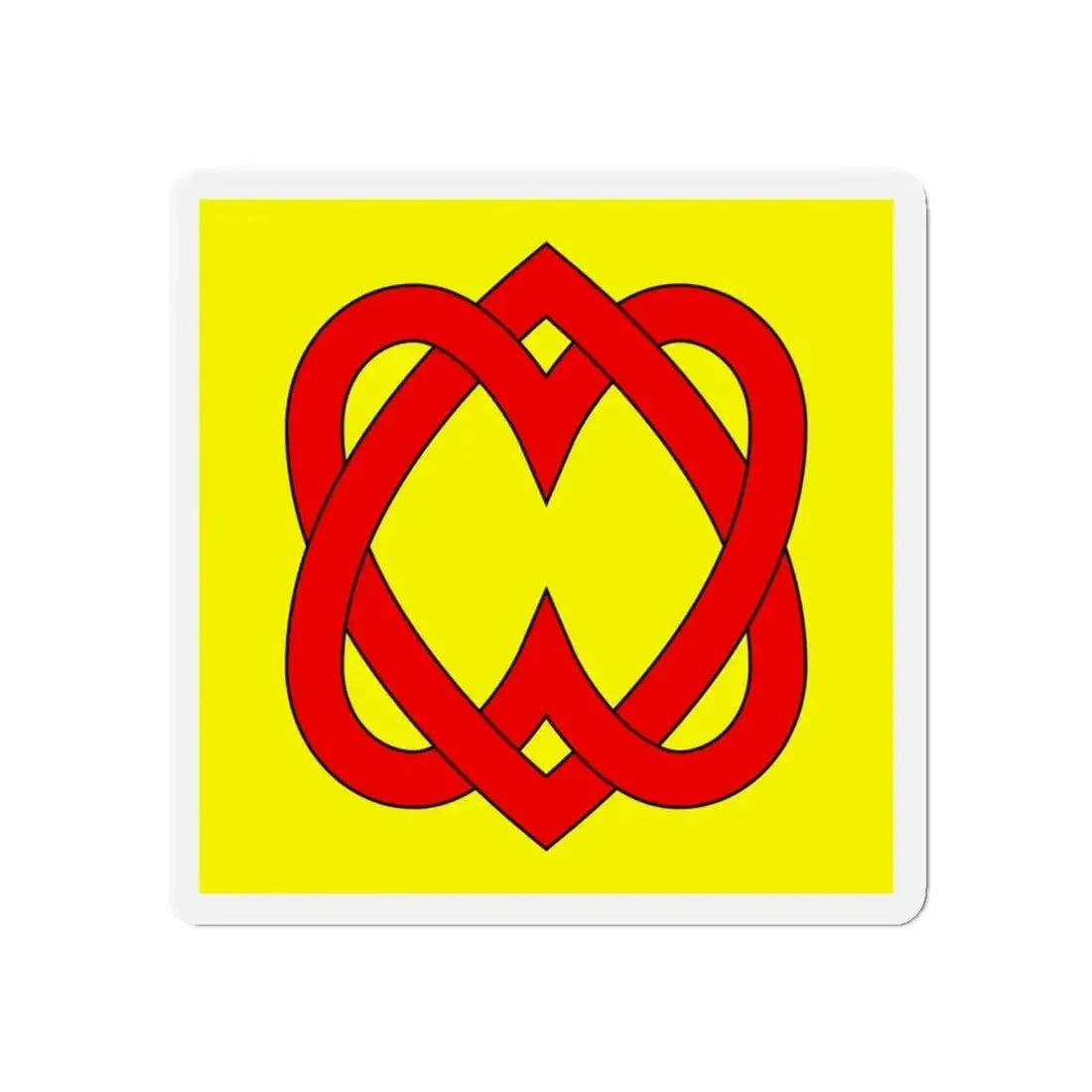 Flag of Blonay Switzerland - Refrigerator Magnet - The Sticker Space