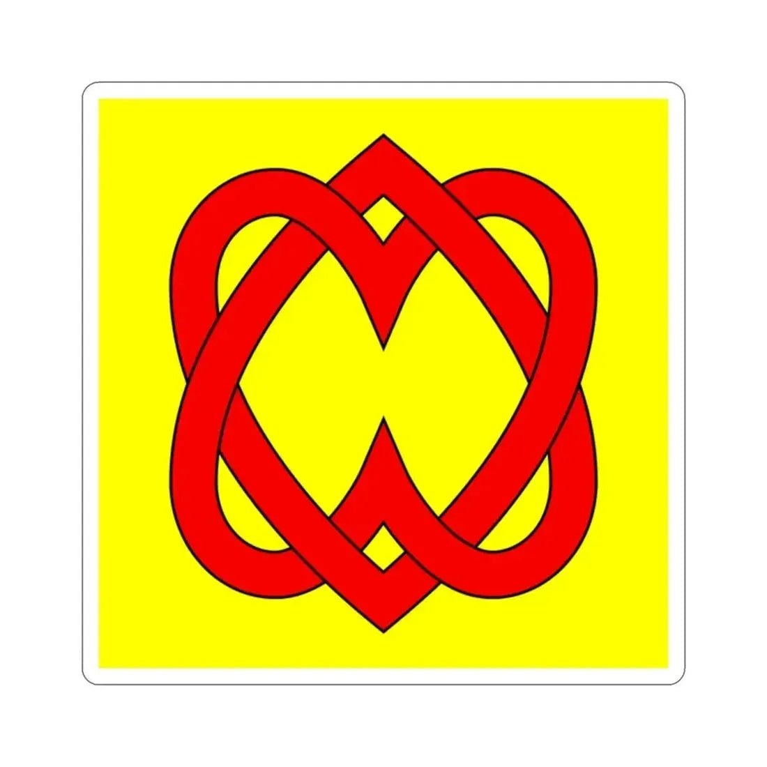 Flag of Blonay Switzerland STICKER Vinyl Die-Cut Decal - The Sticker Space