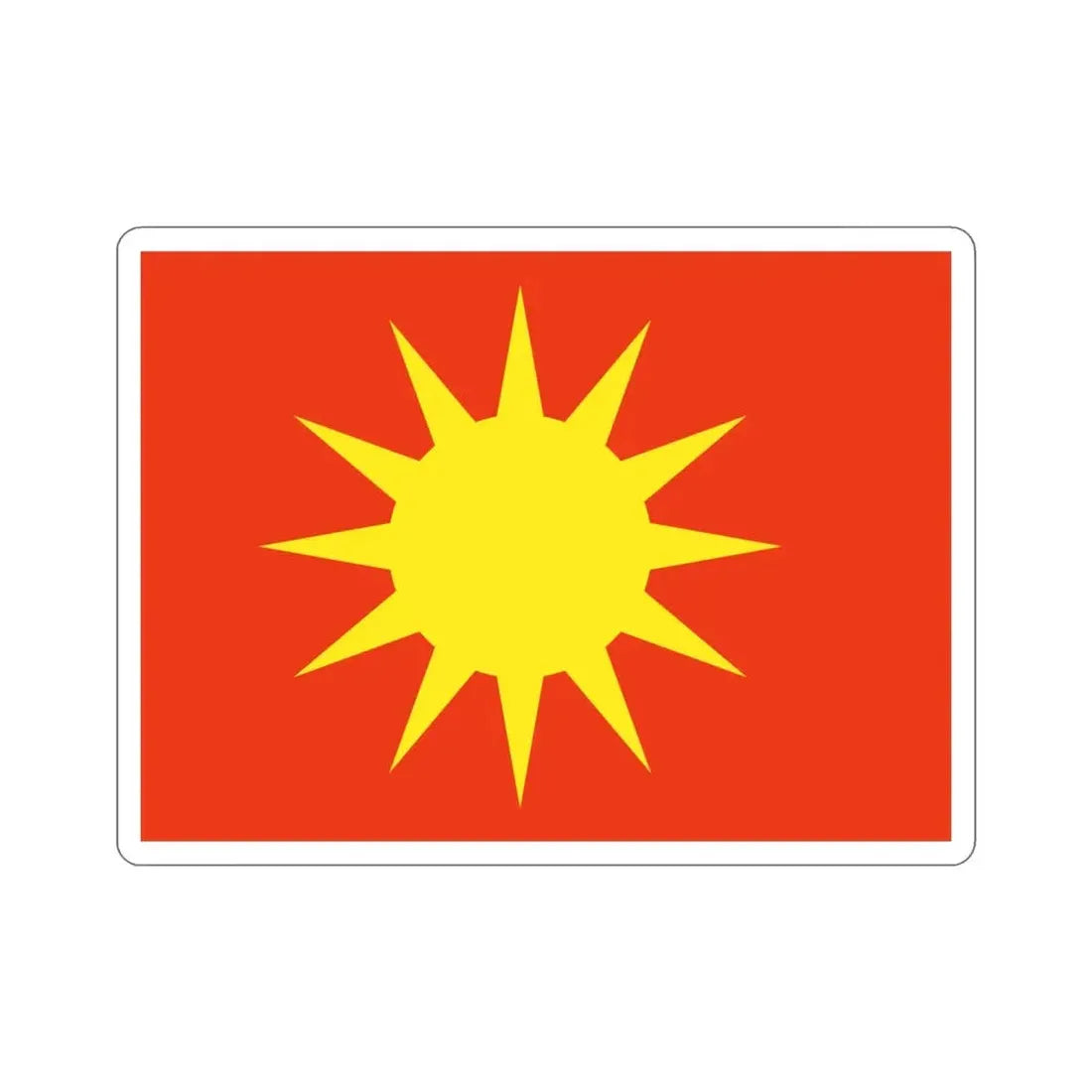 Flag of Bodø Nordland Norway STICKER Vinyl Die-Cut Decal - The Sticker Space