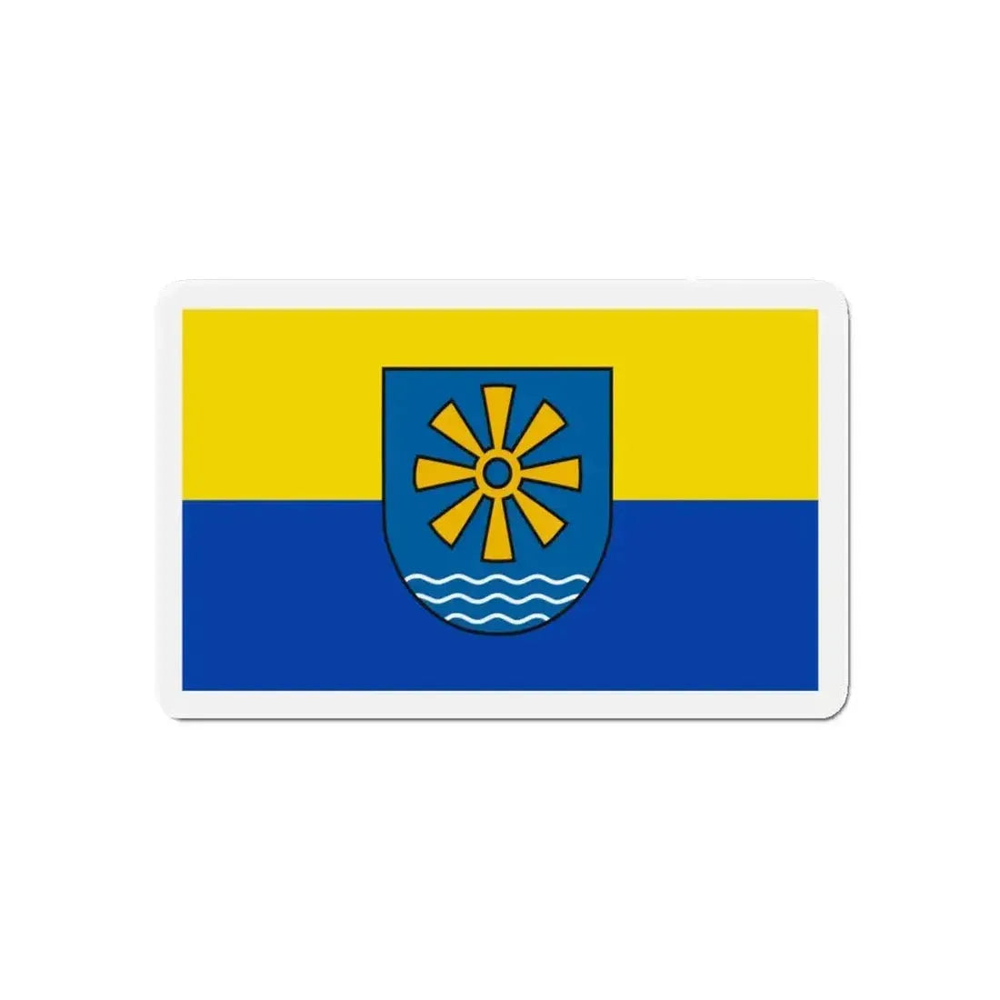 Flag of Bodenseekreis 2 Germany - Refrigerator Magnet - The Sticker Space