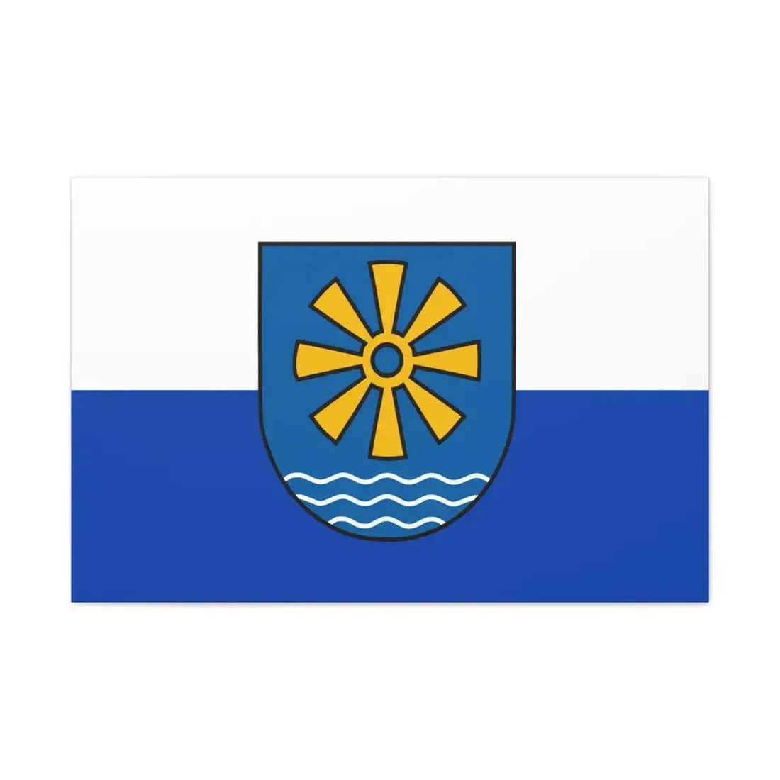 Flag of Bodenseekreis Germany - Canvas Wall Art - The Sticker Space