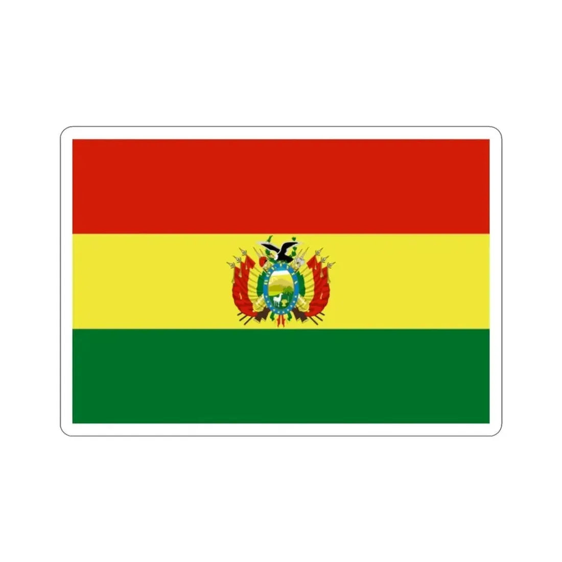 Flag of Bolivia STICKER Vinyl Die-Cut Decal - The Sticker Space