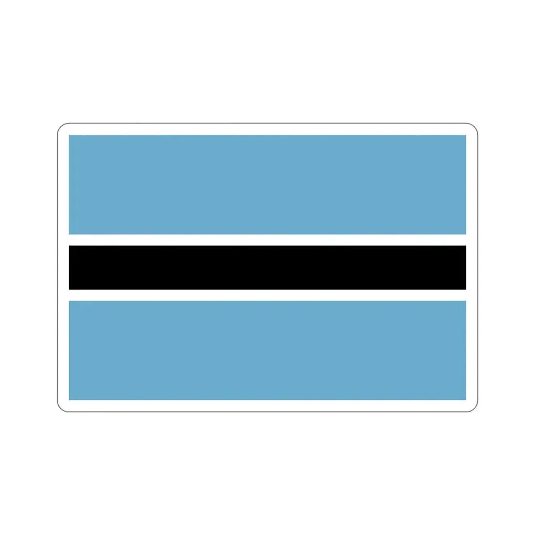 Flag of Botswana STICKER Vinyl Die-Cut Decal - The Sticker Space