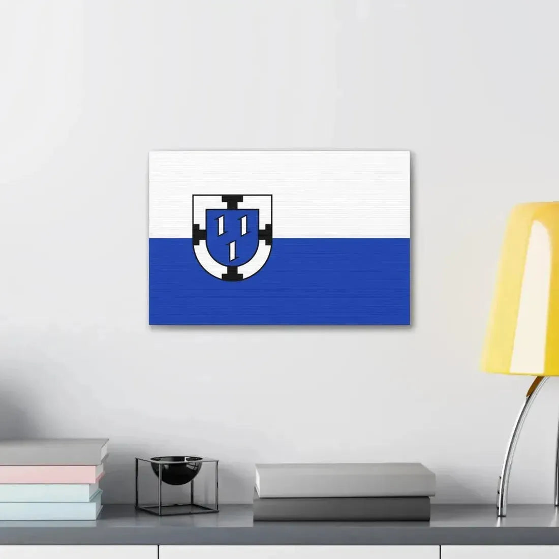 Flag of Bottrop Germany - Canvas Wall Art - The Sticker Space