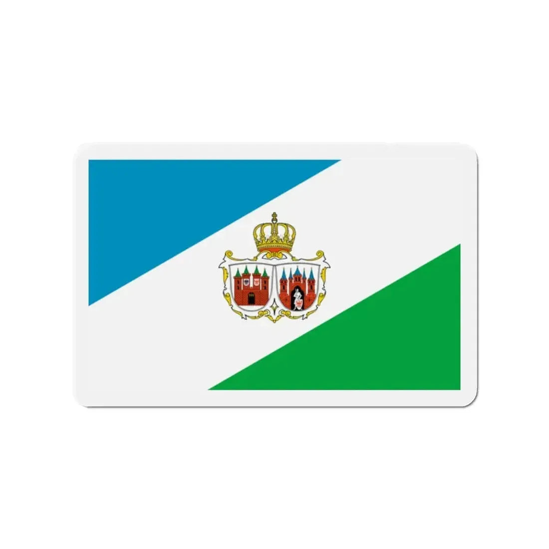 Flag of Brandenburg an der Havel Germany - Refrigerator Magnet - The Sticker Space