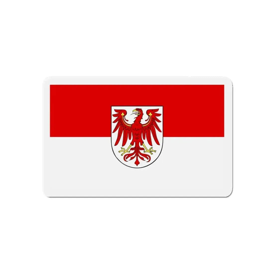 Flag of Brandenburg Germany - Refrigerator Magnet - The Sticker Space