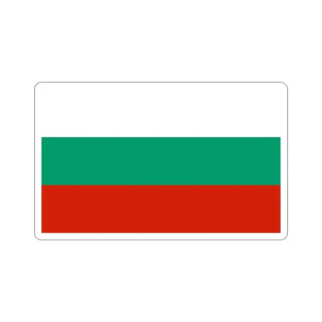 Flag of Bulgaria STICKER Vinyl Die-Cut Decal - The Sticker Space