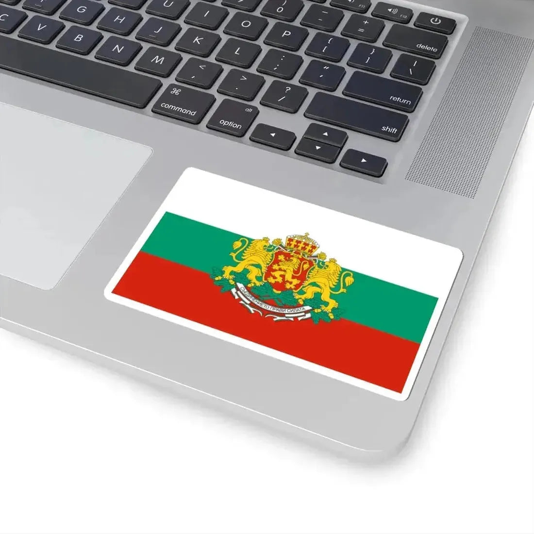Flag of Bulgaria with coat of arms (Bulgaria) STICKER Vinyl Kiss-Cut Decal - The Sticker Space