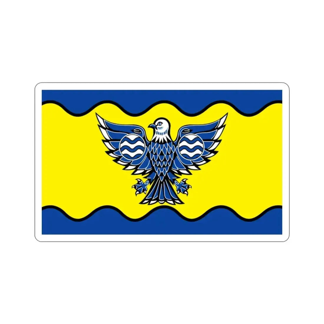 Flag of Burnaby BC Canada STICKER Vinyl Die-Cut Decal - The Sticker Space