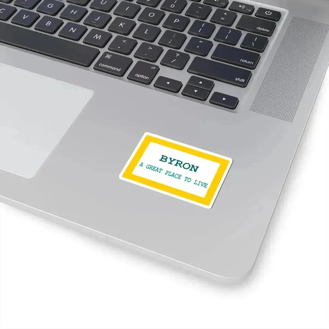 Flag of Byron, Wyoming - STICKER Vinyl Kiss-Cut Decal - The Sticker Space