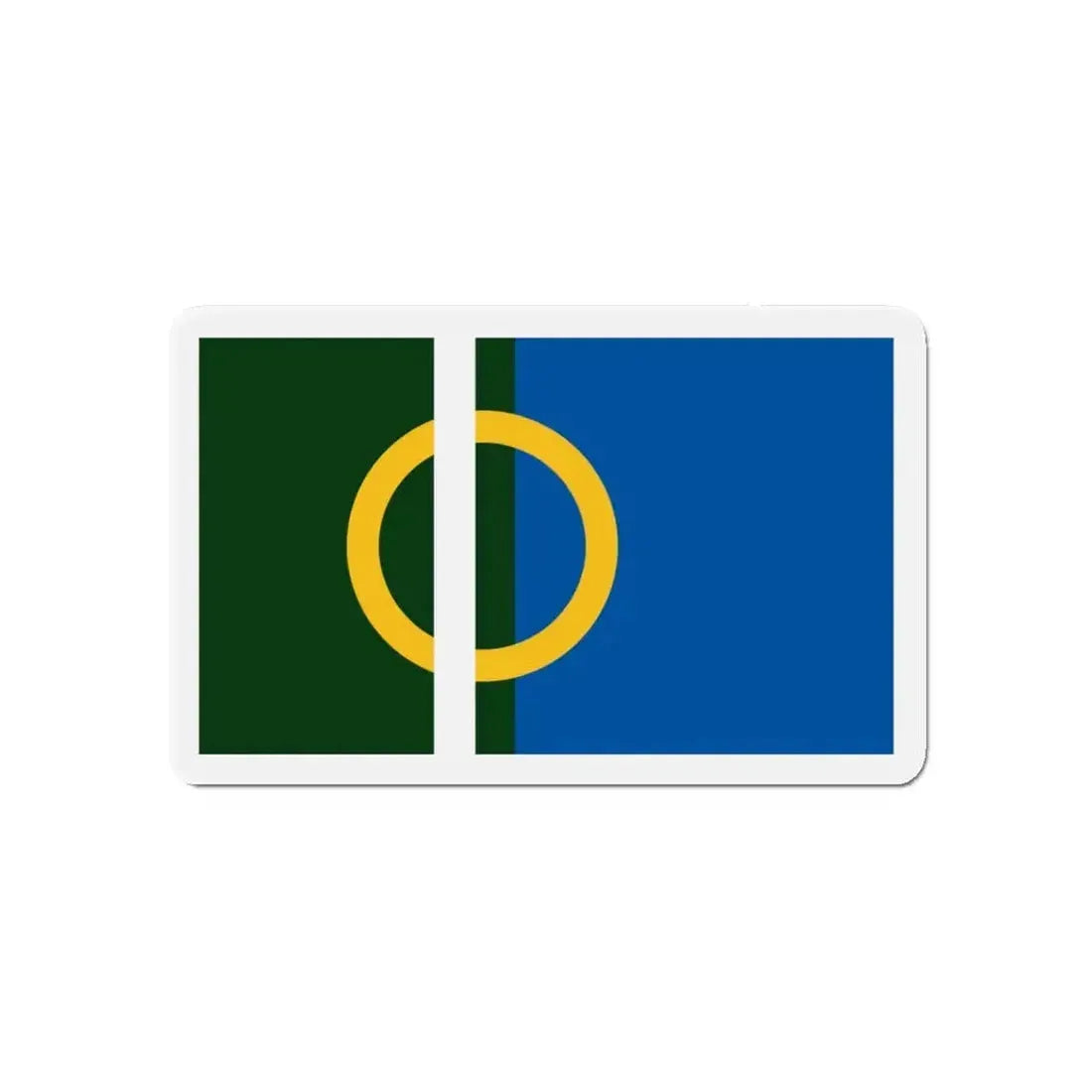 Flag of Calne UK - Refrigerator Magnet - The Sticker Space