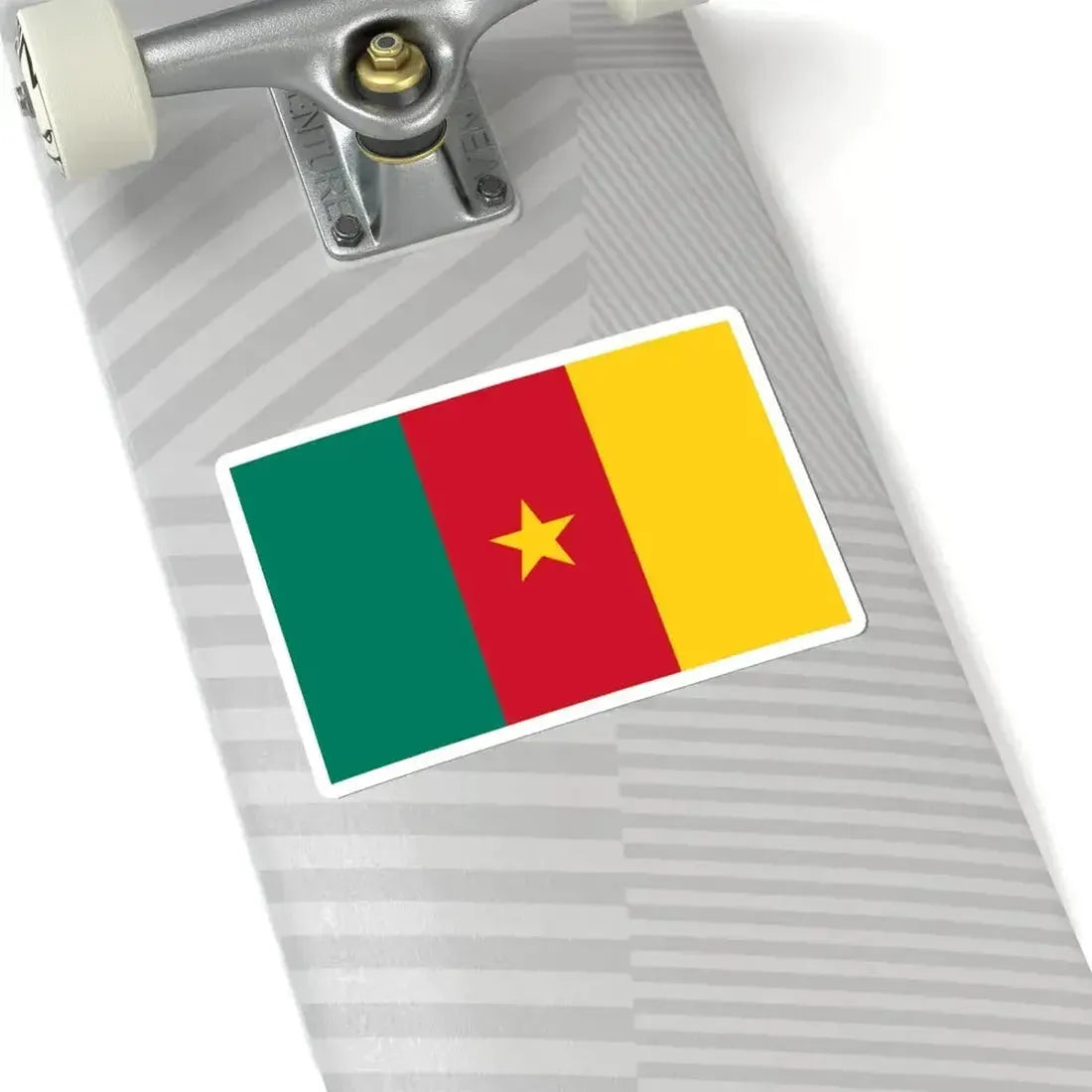 Flag of Cameroon (Cameroon) STICKER Vinyl Kiss-Cut Decal - The Sticker Space